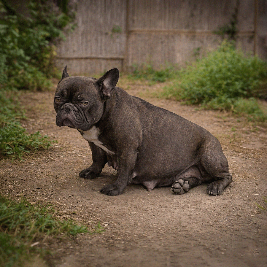 Chocolate brindle French Bulldog in Upstate New York near Albany NY from Zook’s Frenchies and Longhaired Dachshunds
